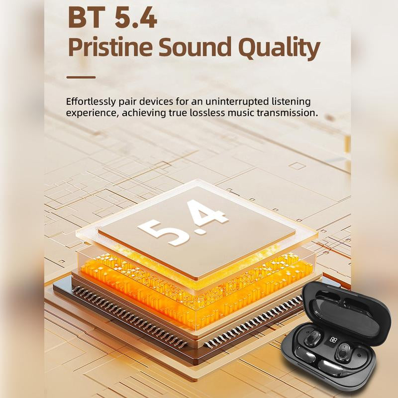 Wireless Earbud Translator, with 142 Language Support, Real-Time Conversation, 5 Operation Modes, 6H Playtime, Suitable for Travel, Business, and Work Audio,Headphone, Electronic, Headset Blutooth